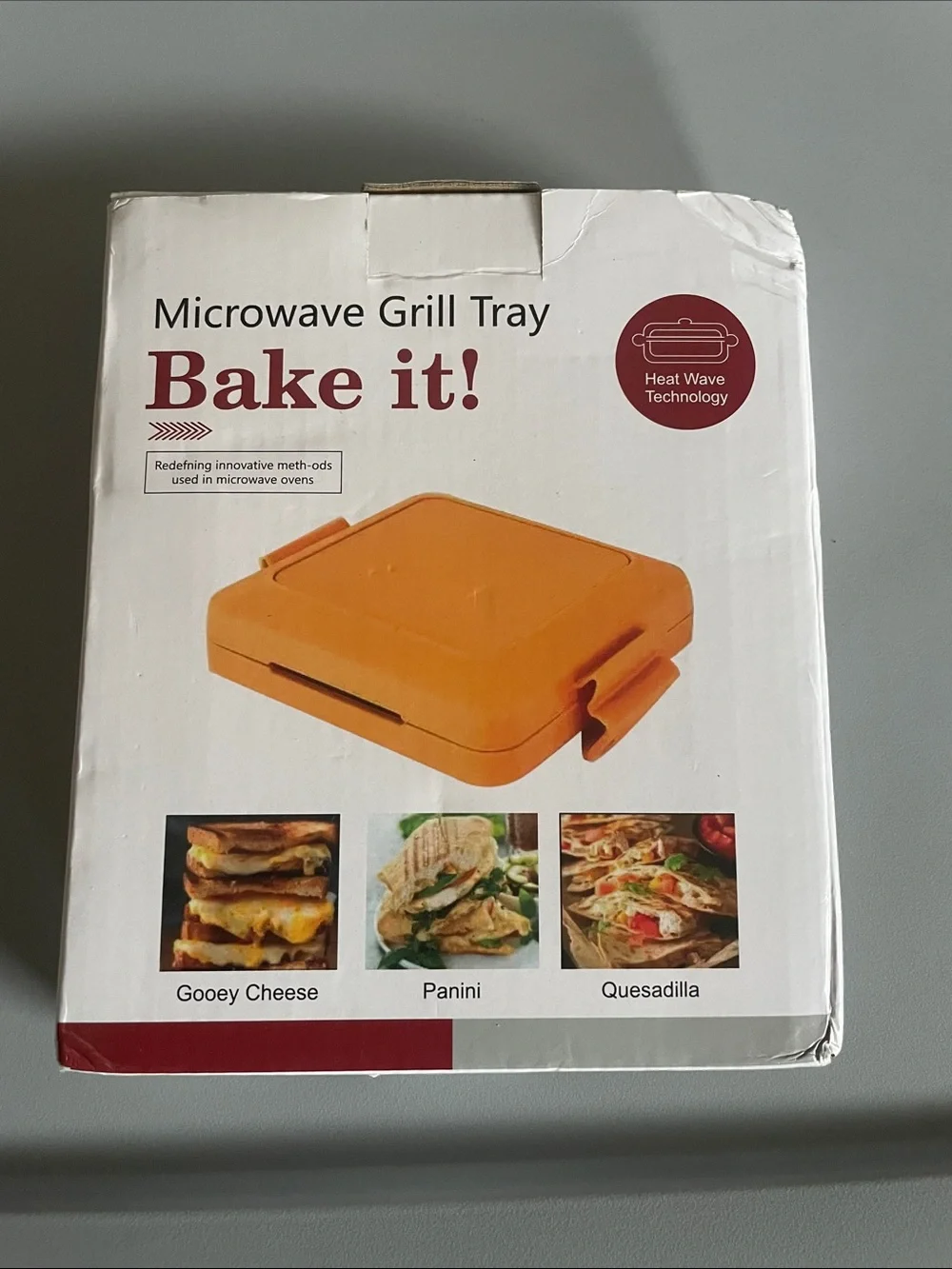 Bake it! Microwave Grill Tray - Orange/yellow